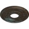 Ekena Millwork Valeriano Medallion (Canopies up to 6 1/4"), 12 1/8"OD x 3 5/8"ID x 3/4"P, Bronze Blue Patina CM12VABBS - alternate 4
